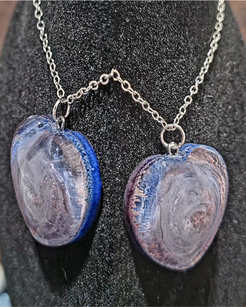 NEBULA Handmade Resin Petri Pendant Necklace
