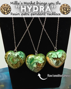 HYDRA Handmade Resin Petri Pendant Necklaces