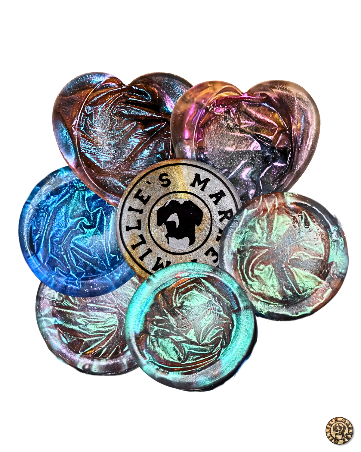 RIBBON Resin Worry Stone