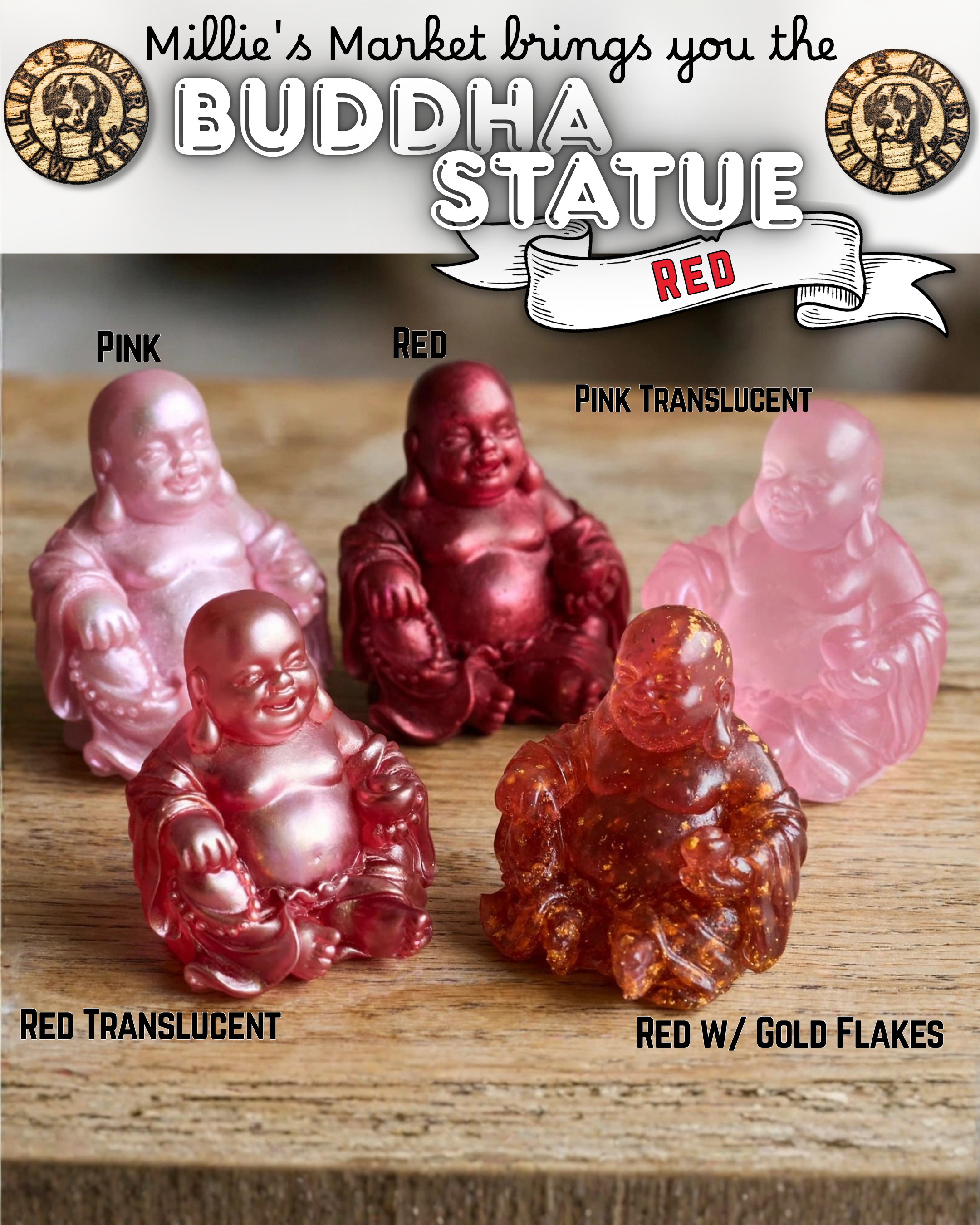 Handmade Resin Buddha Statue