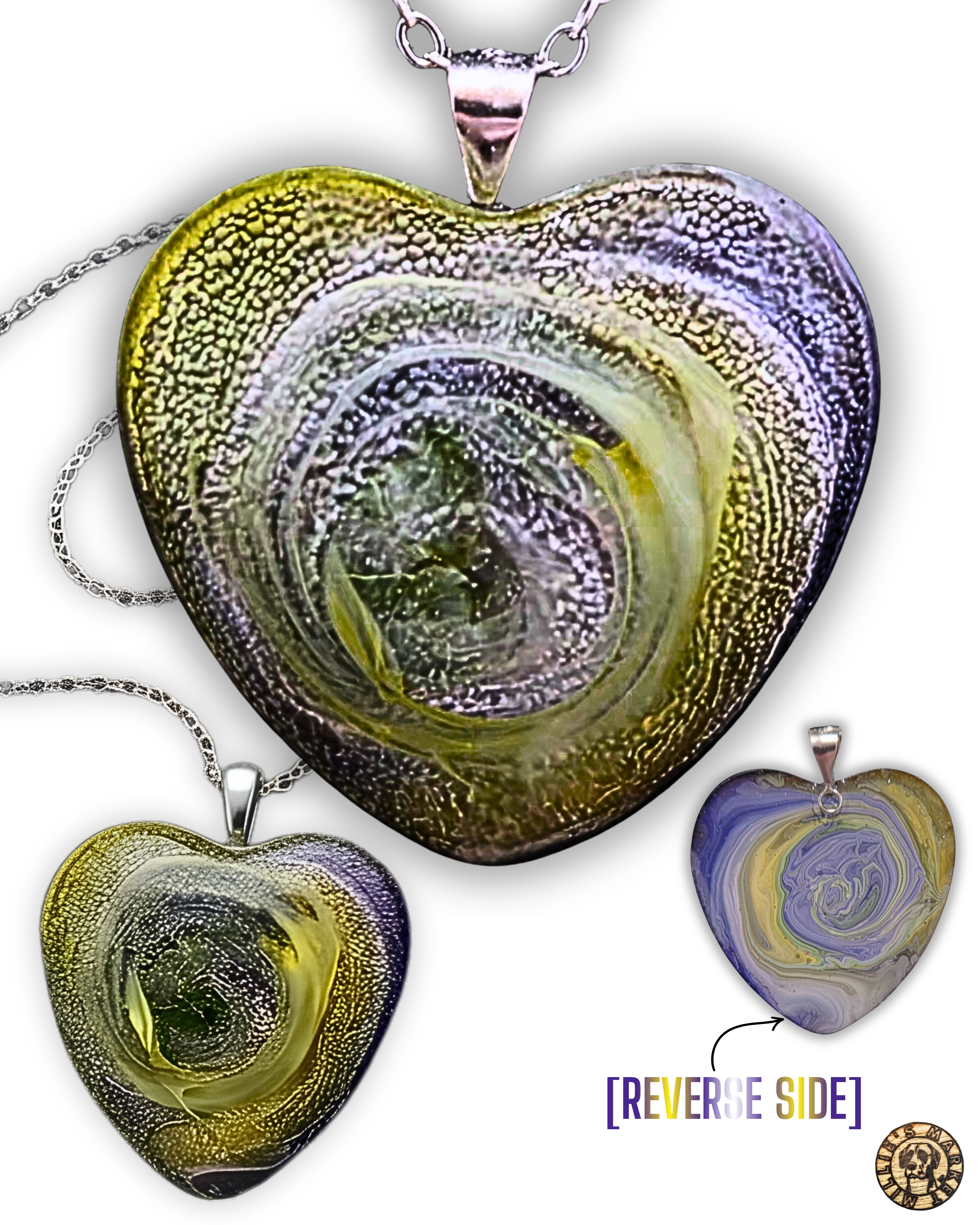 HOCUS POCUS Handmade Resin Petri Pendant Necklace
