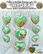 HYDRA Handmade Resin Petri Pendant Necklaces