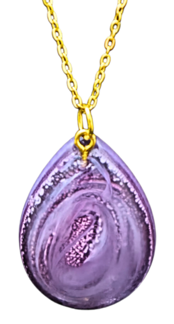 ALZHEIMER'S AWARENESS Handmade Resin Petri Pendant Collection